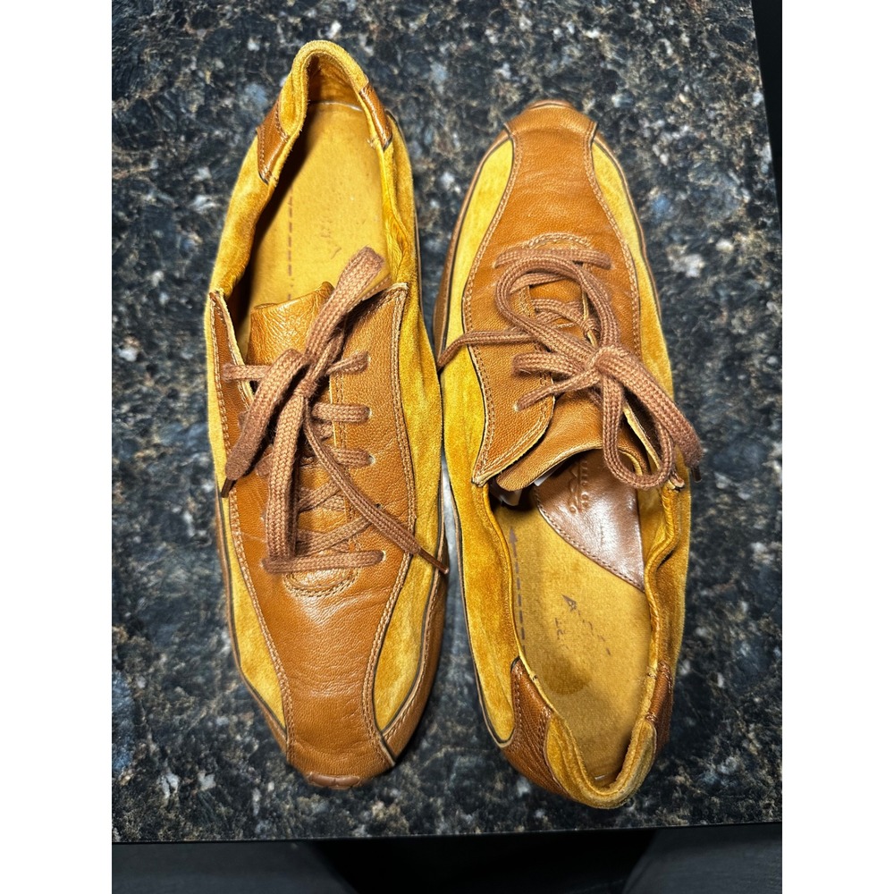 Rockport DMX Mens Walking Shoes Tan Leather Suede Sneakers APW33853 Size 11 M